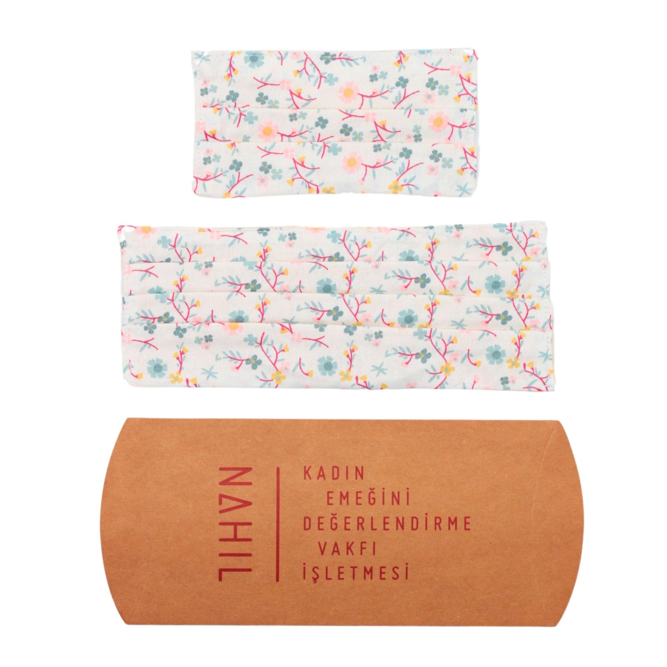 Ebeveyn ve Çocuklar için Yıkanabilir İkili Bez Maske