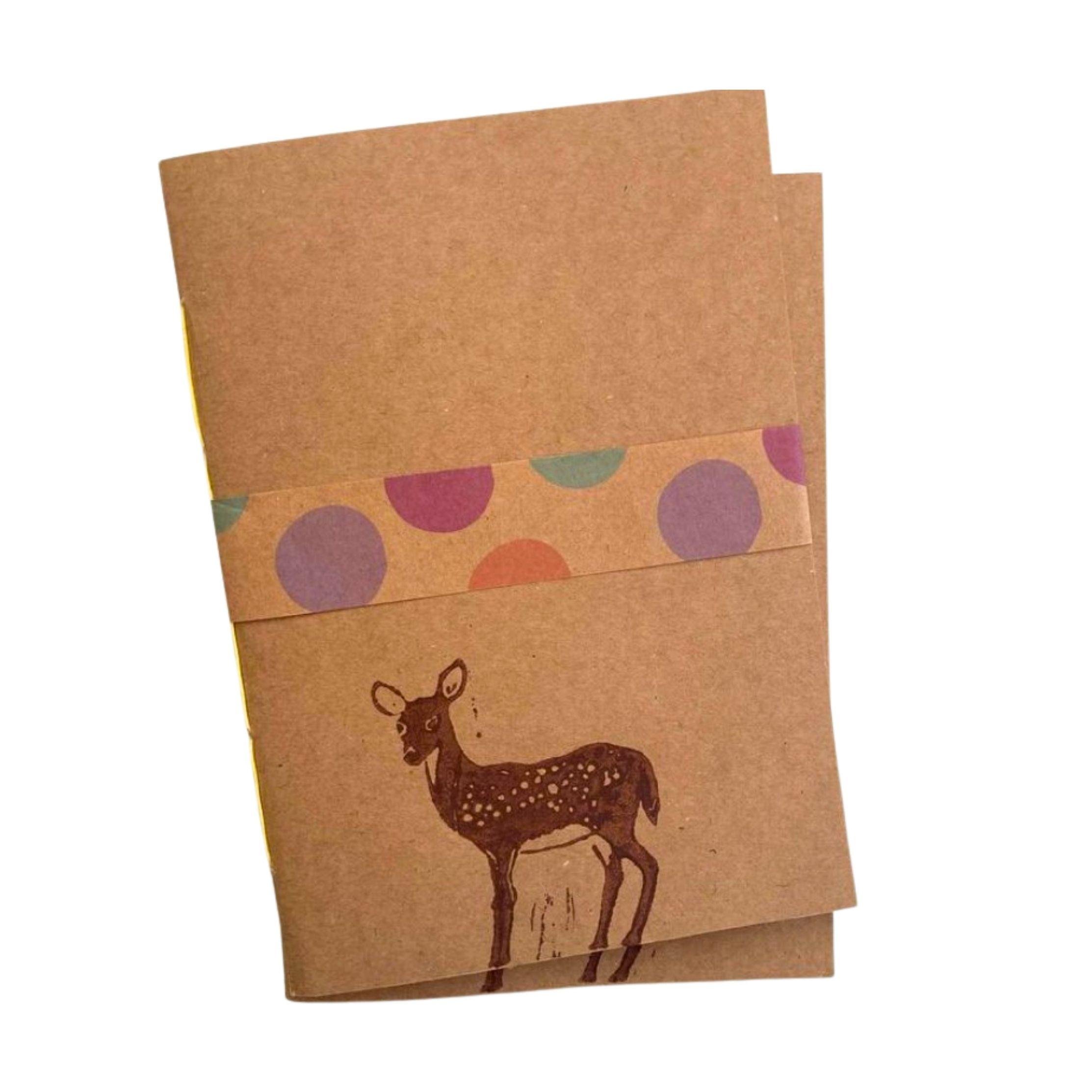 El Yapımı Karaca Desenli Defter