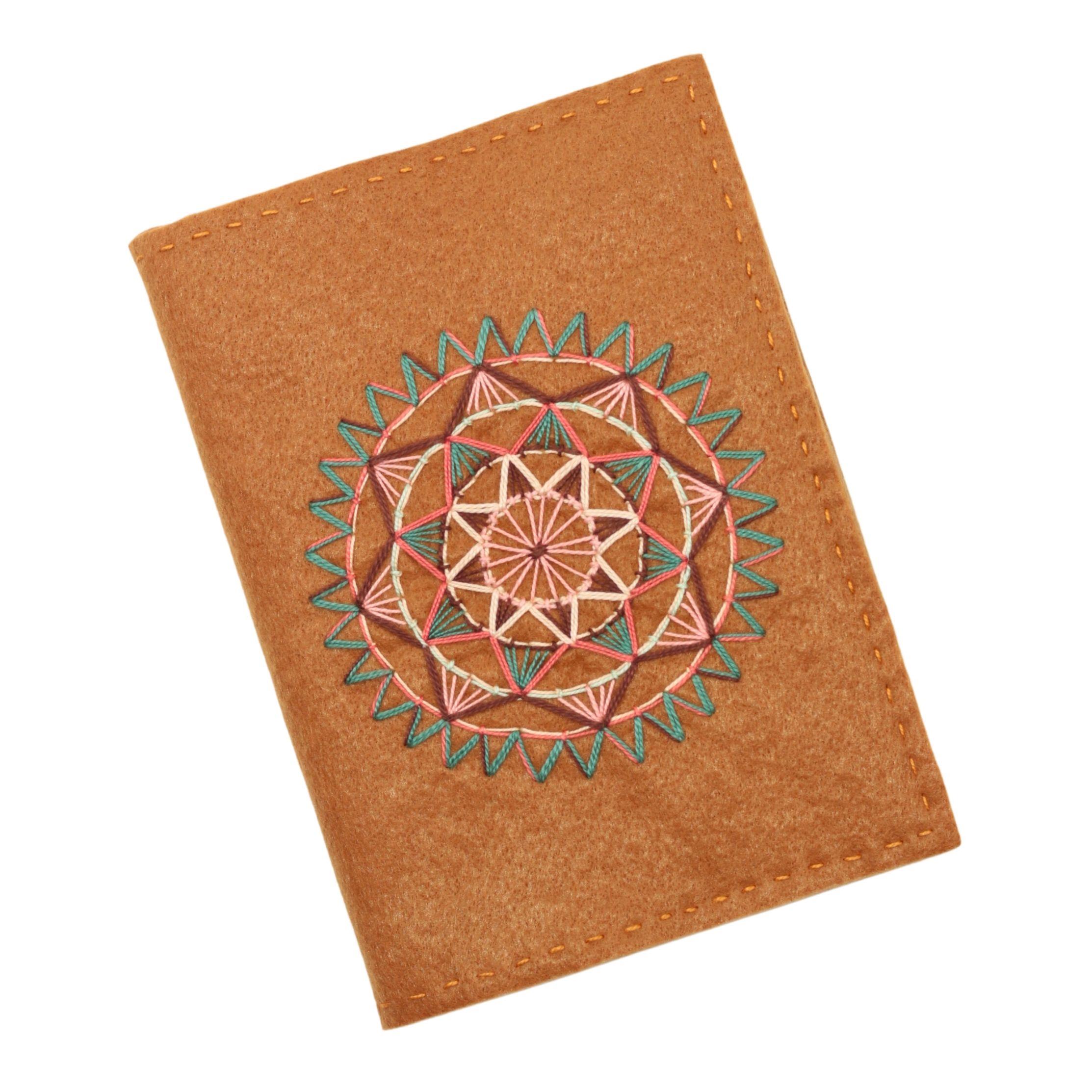 Hardal Mandala Desenli Defter
