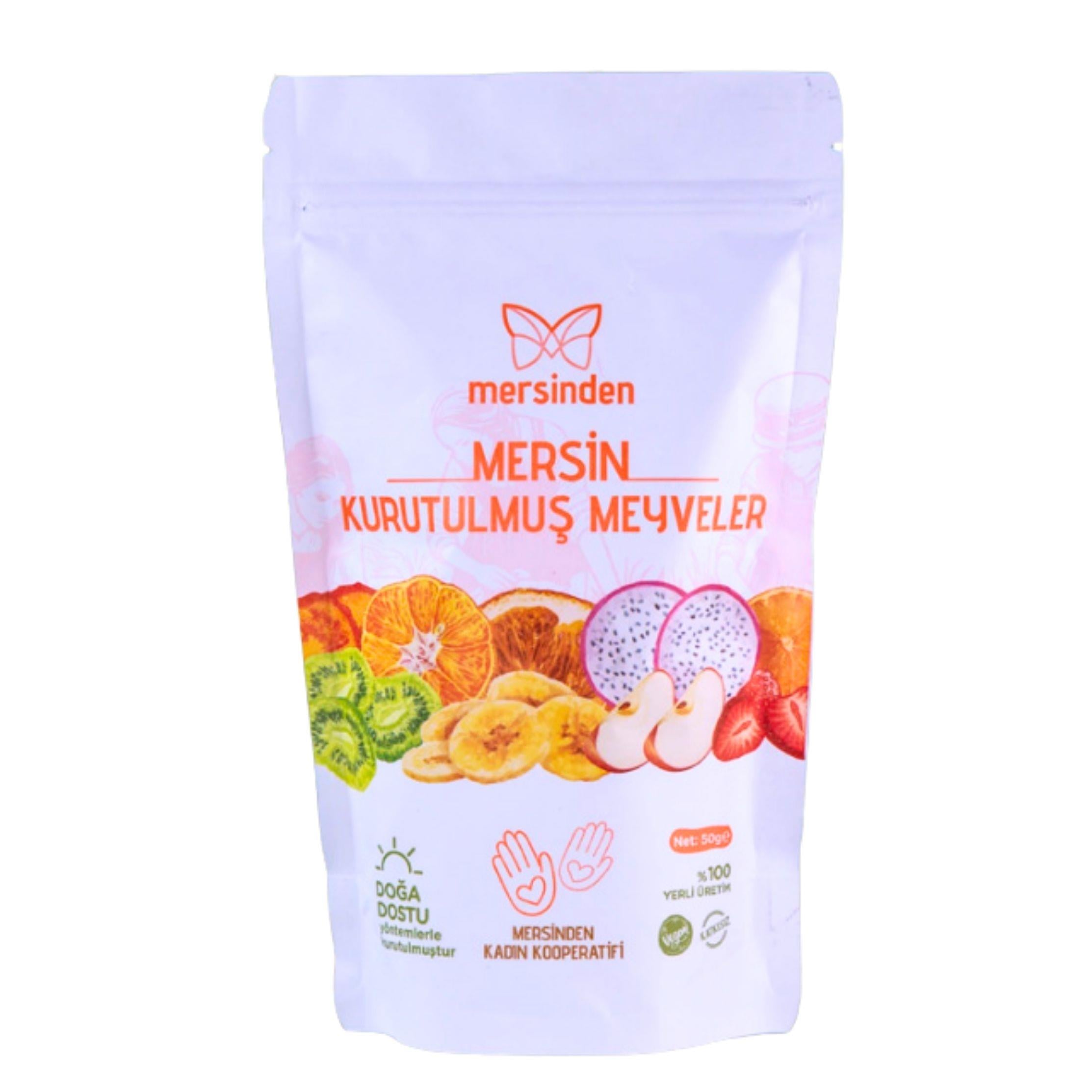 KARIŞIK MEYVE  KURUSU 50 GR MERSİNDEN