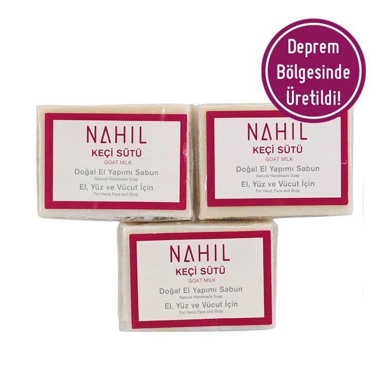 Keçi Sütü Üçlü Sabun Set