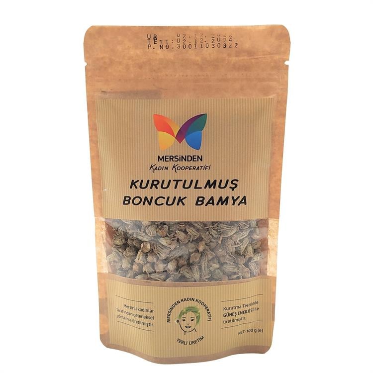 Mersinden Kurutulmuş Boncuk Bamya 100 G