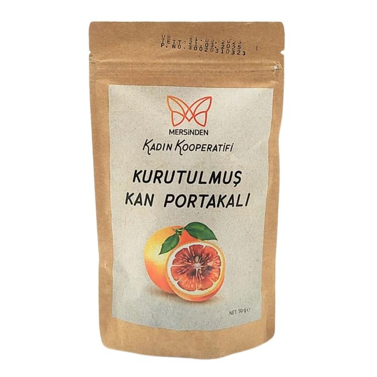 Mersinden Kurutulmuş Kan Portakalı 50 gr