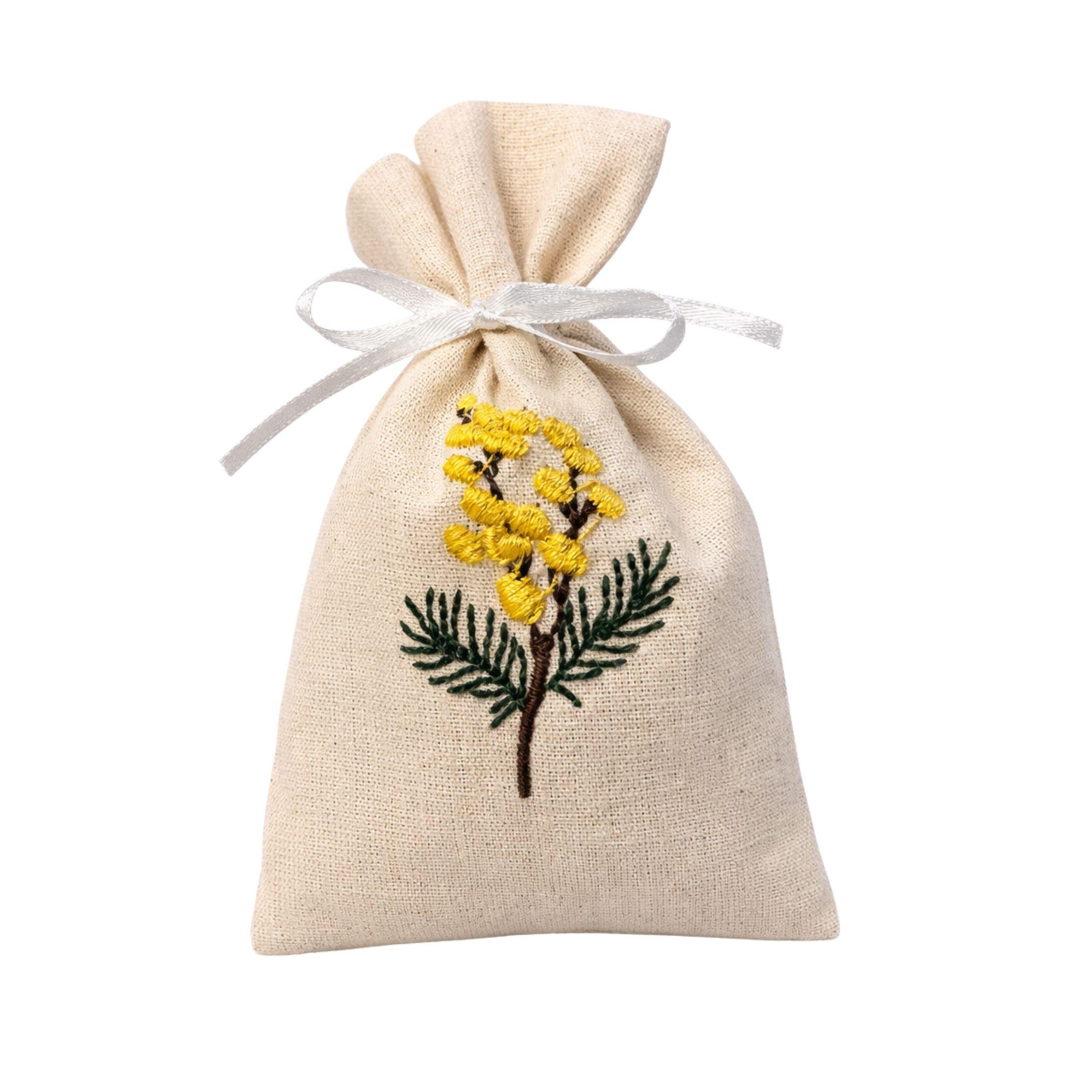 Mimoza Desenli Lavanta Kesesi