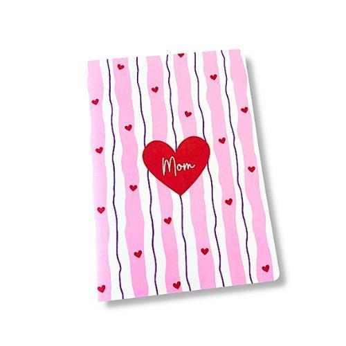 Mom Pembe  Dikişli Defter