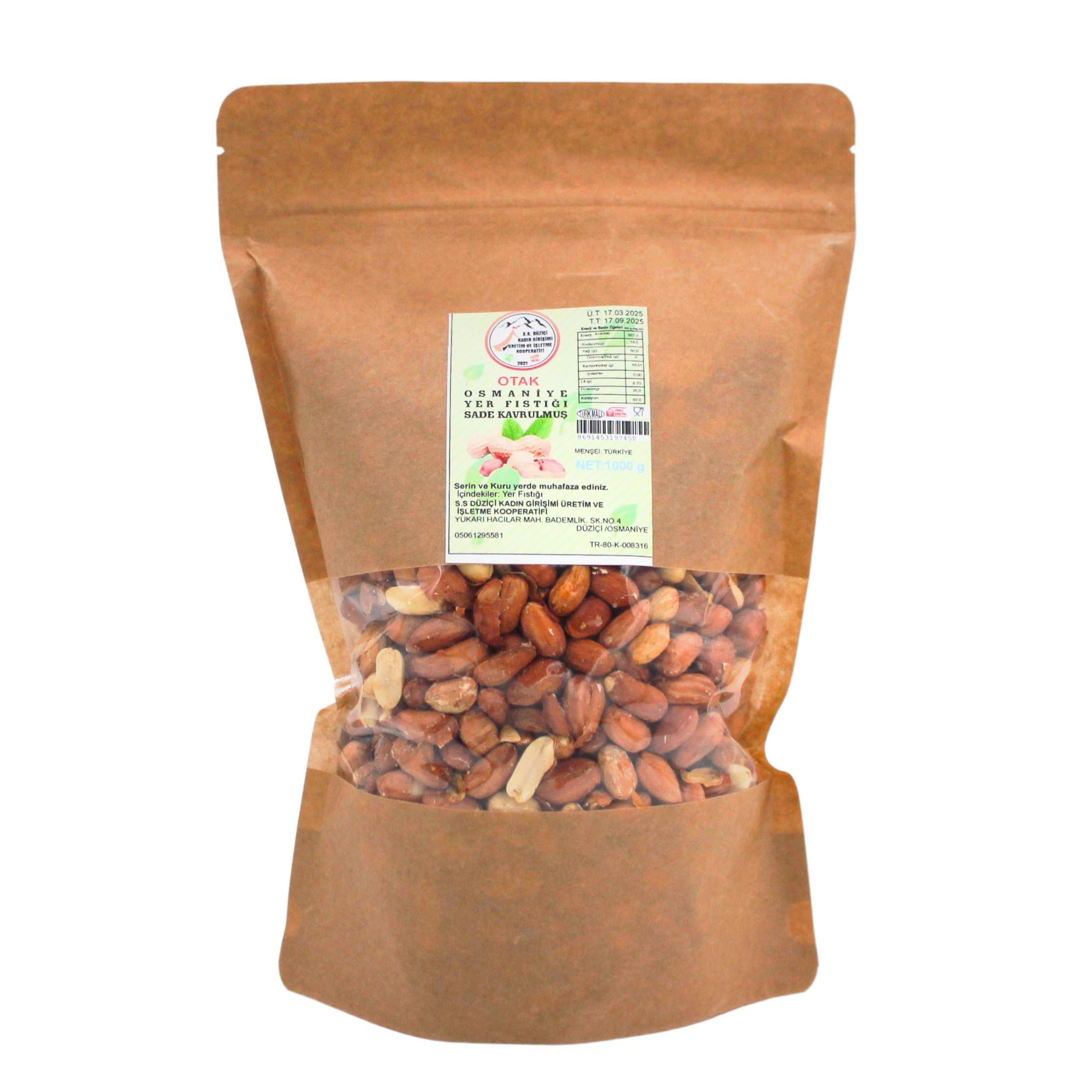Sade Kavrulmuş Yer Fıstığı 1 KG