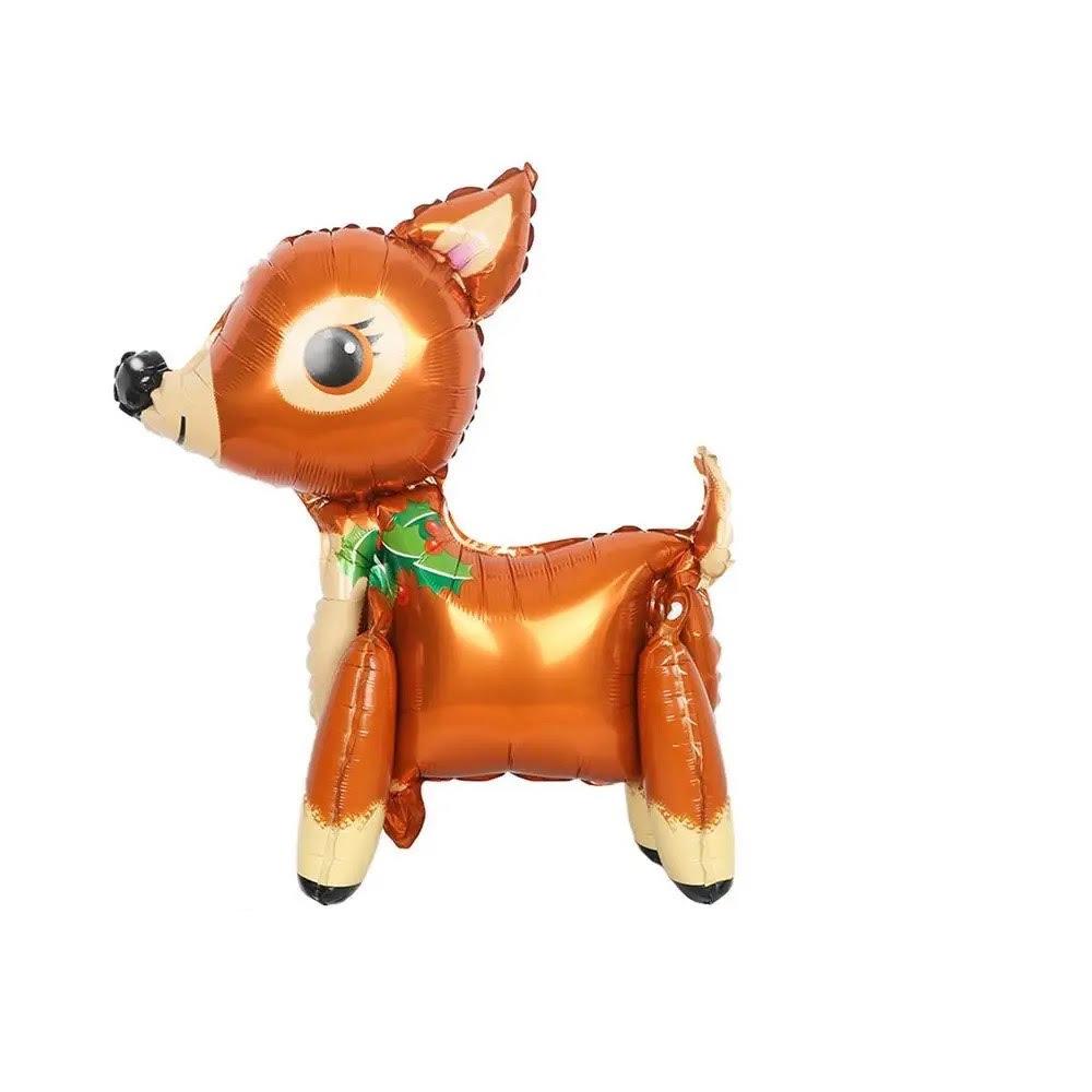  3D GEYİK FOLYO BALON 3908 YILBAŞI