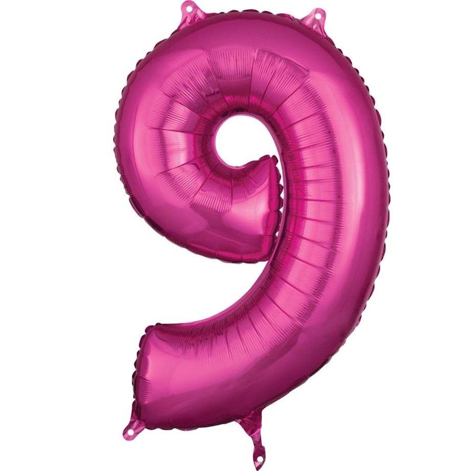  9 PEMBE 34 INCH FOLYO BALON