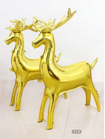  AYAKLI KÜÇÜK GEYİK GOLD 81.5 - 50 CM 4752 YILBAŞI