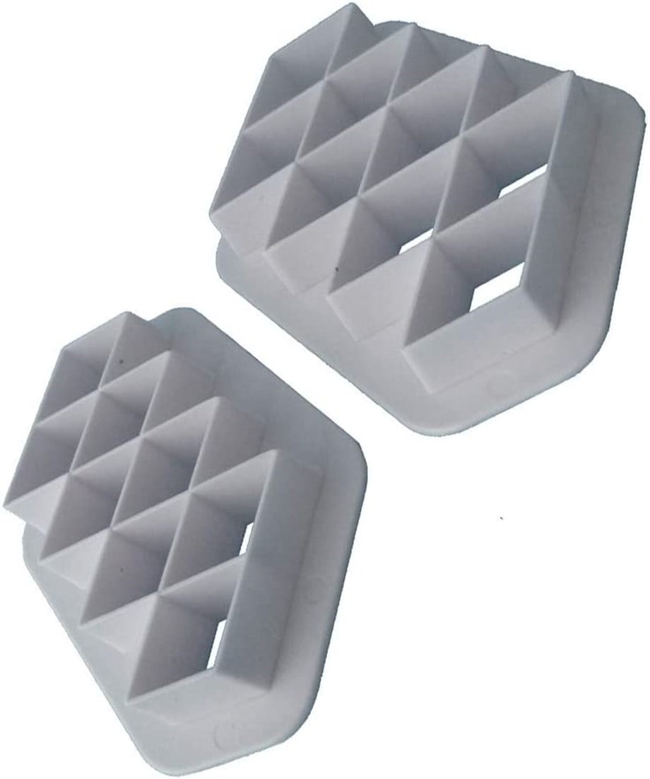  B022 BAKLAVA DESEN PLASTİK KESİCİ 2 PARÇA