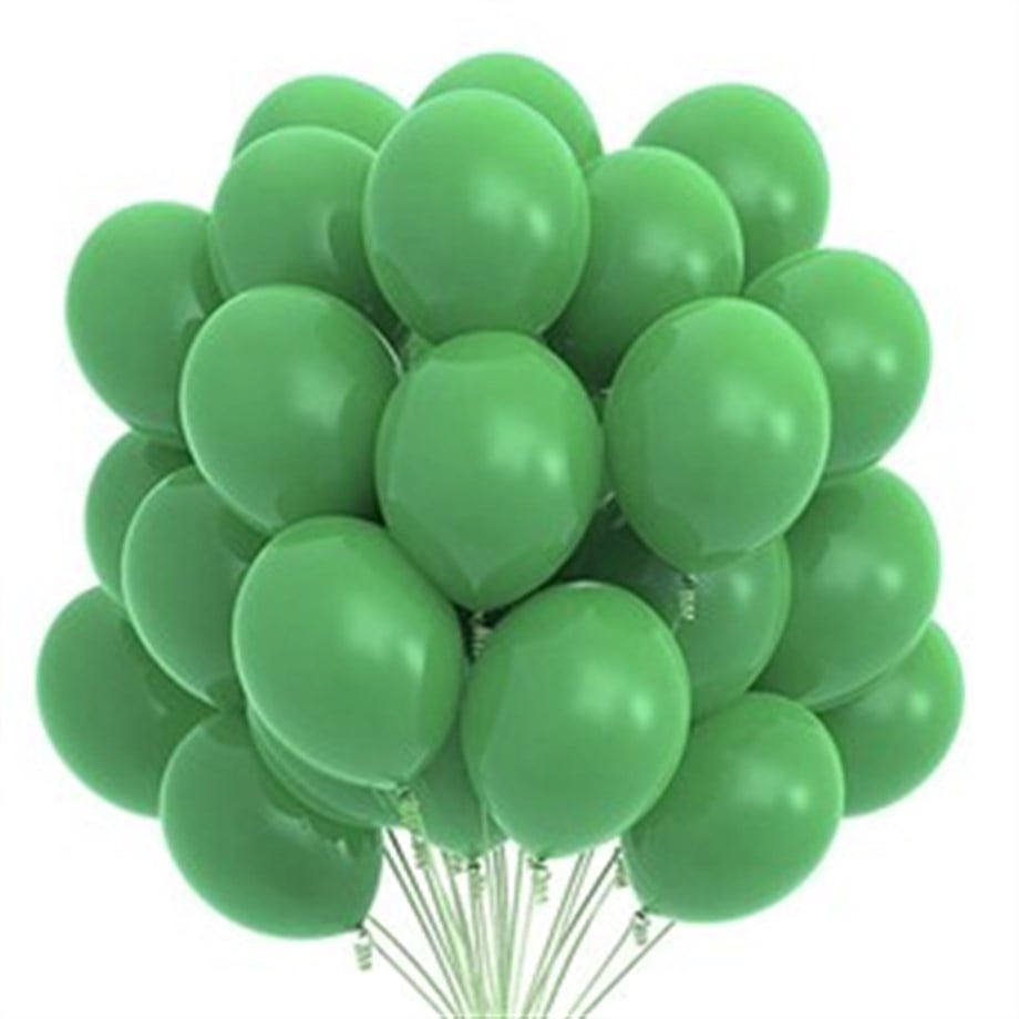  BALON K.YEŞİL 10 ADET DÜZ