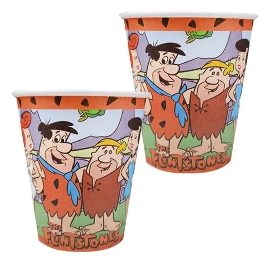  BARDAK TAŞ DEVRİ Flintstones 8 ADET 
