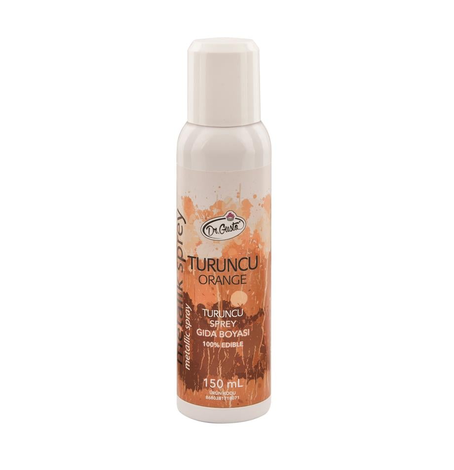  DR GUSTO 150 ML TURUNCU METALİK SPREY BOYA