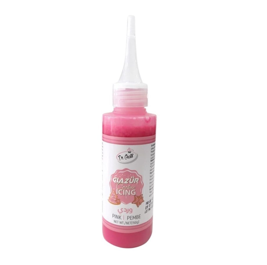  DR GUSTO GLAZÜR COOKIE ICING 150 GR PEMBE