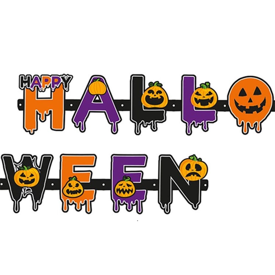  HALLOWEEN BALKABAĞI BANNER 1.20 MT