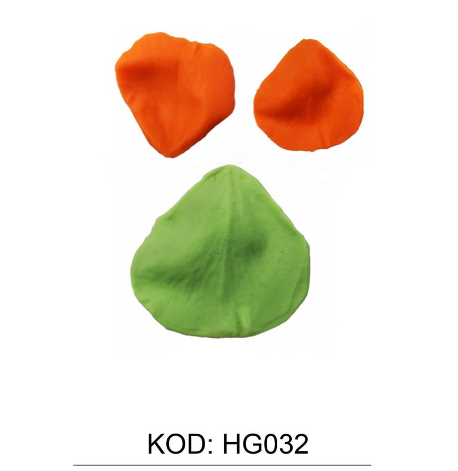  HG-032  YAPRAK DAMARLAMA SİLİKON KALIP 7 X 7cm