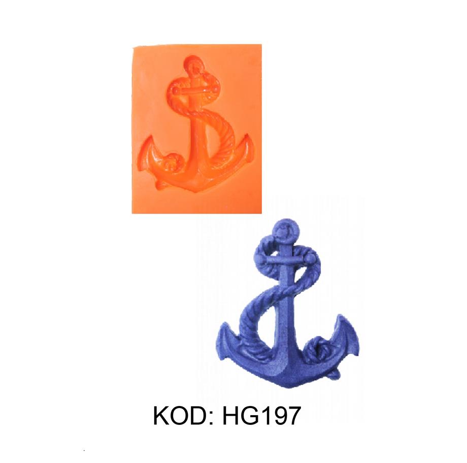  HG-197 ÇAPA SİLİKON KALIP 8 X 6cm
