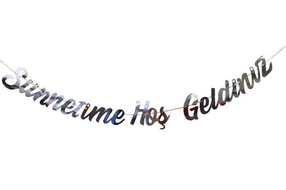  KALİGRAFİ SÜNNETİME HOŞGELDİNİZ GÜMÜŞ