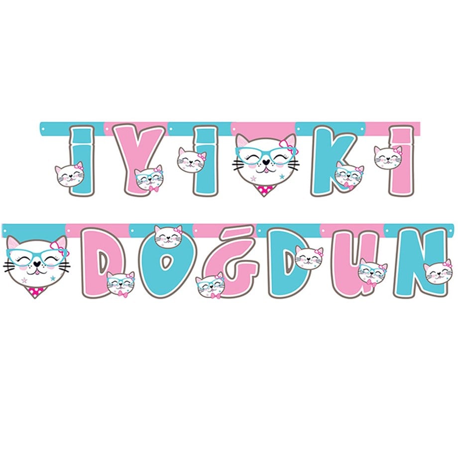  MISS CAT İYİ Kİ DOĞDUN SET 2.30m