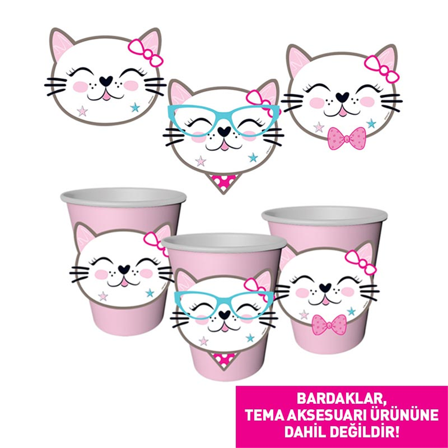 MISS CAT TEMA AKSESUARI 8 ADET