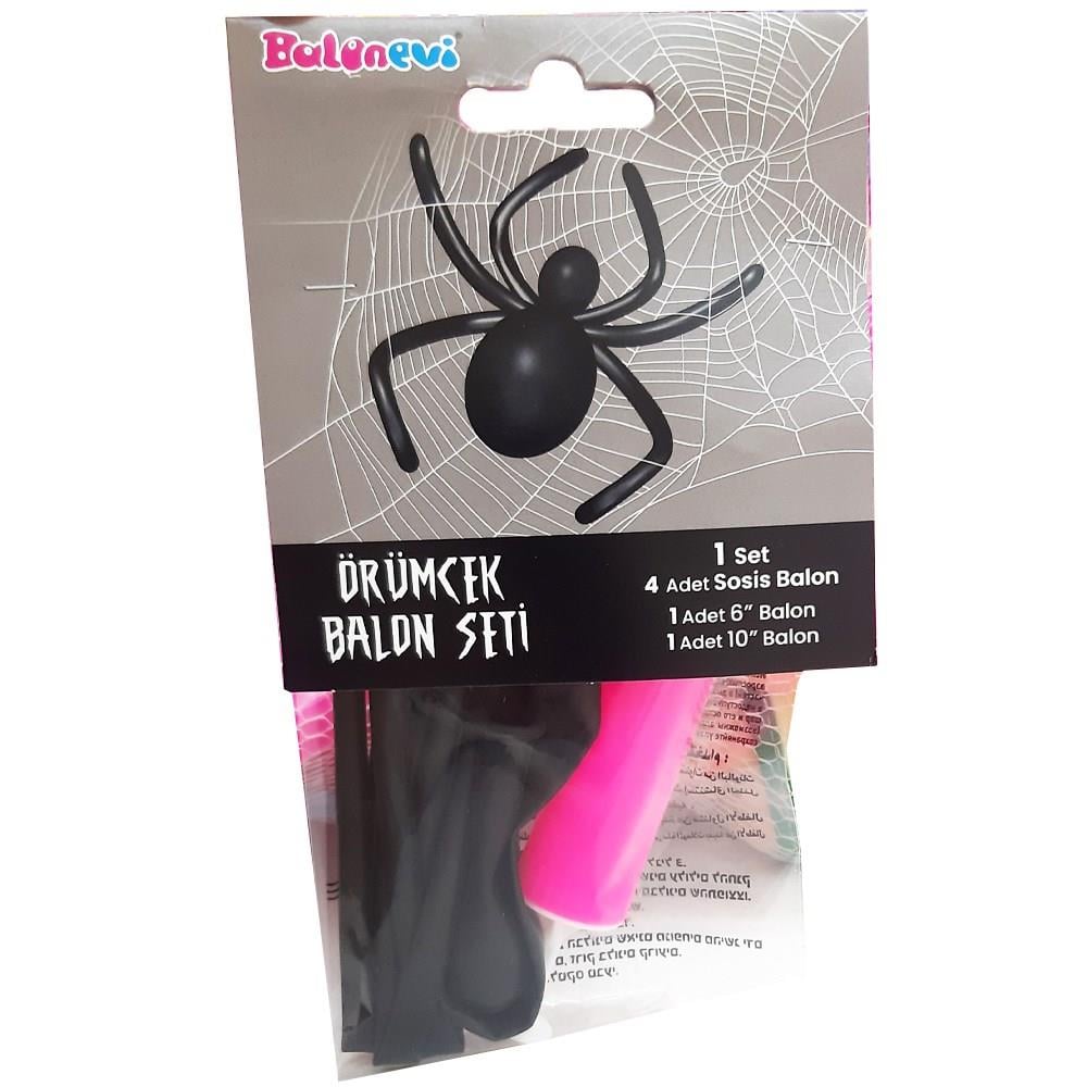  ÖRÜMCEK BALON SET VE POMPA