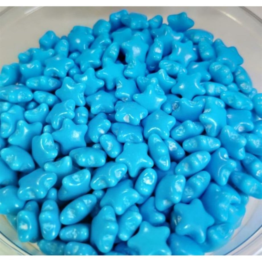  RENKLİ ŞEKER YILDIZ MAVİ 100 GR