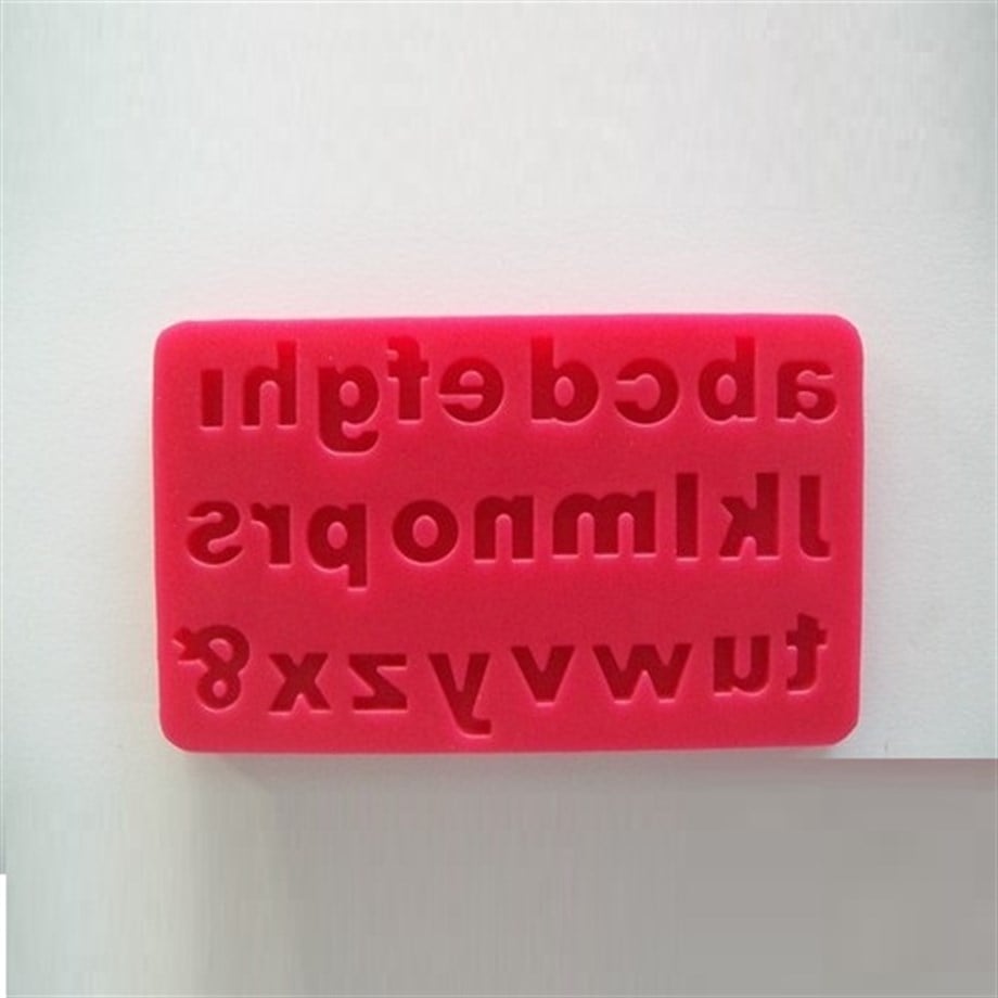  S028 ALFABE KÜÇÜK HARF SİLİKON KALIP H:1.5 CM