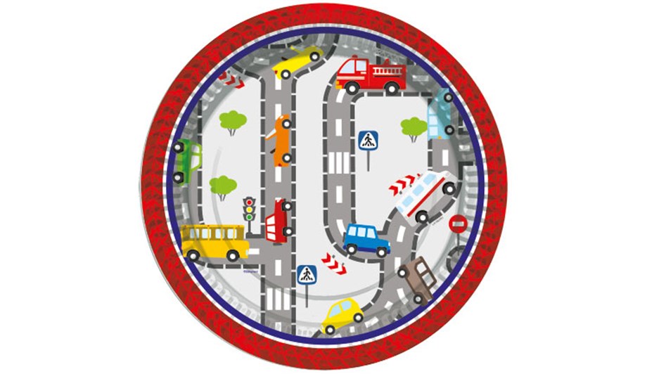  TABAK TRAFİK 23 CM 8 ADET