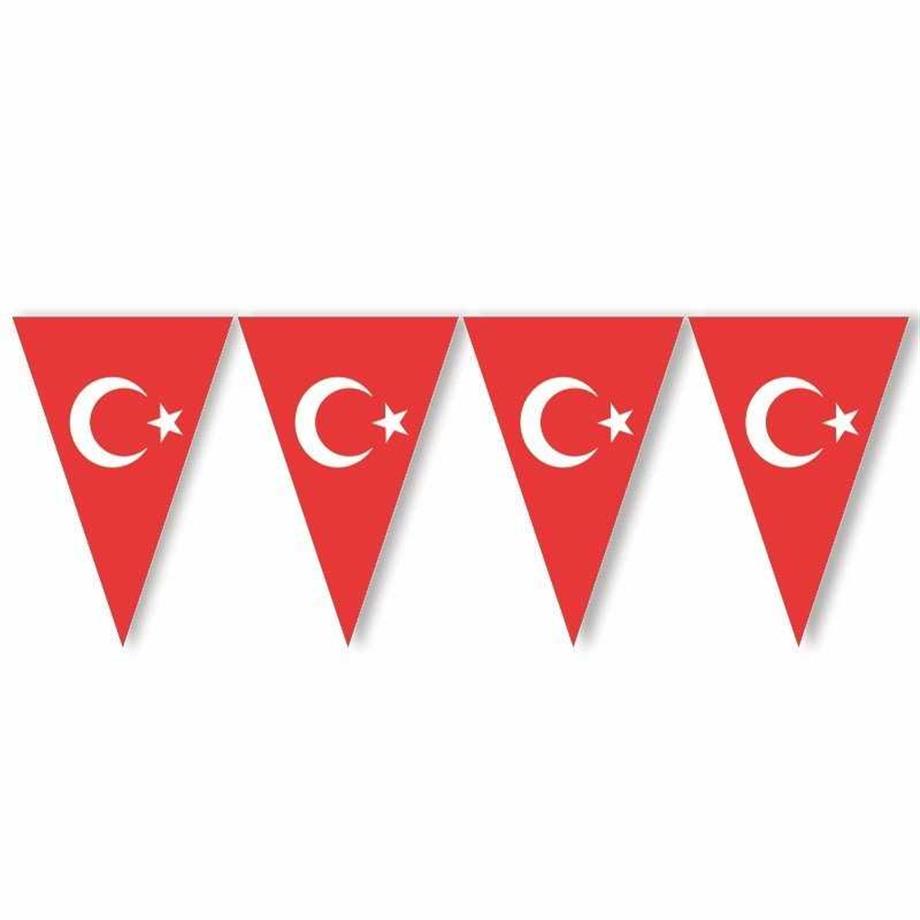  ÜÇGEN FLAMA TÜRK BAYRAK