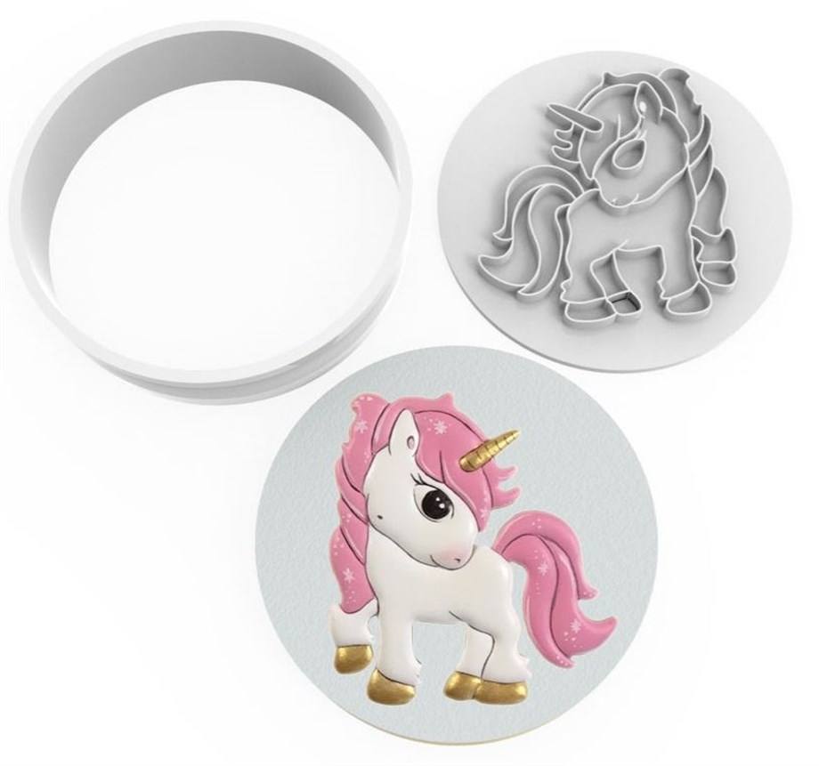  UNICORN KURABİYE DAMGA KESİCİ SET RP21231