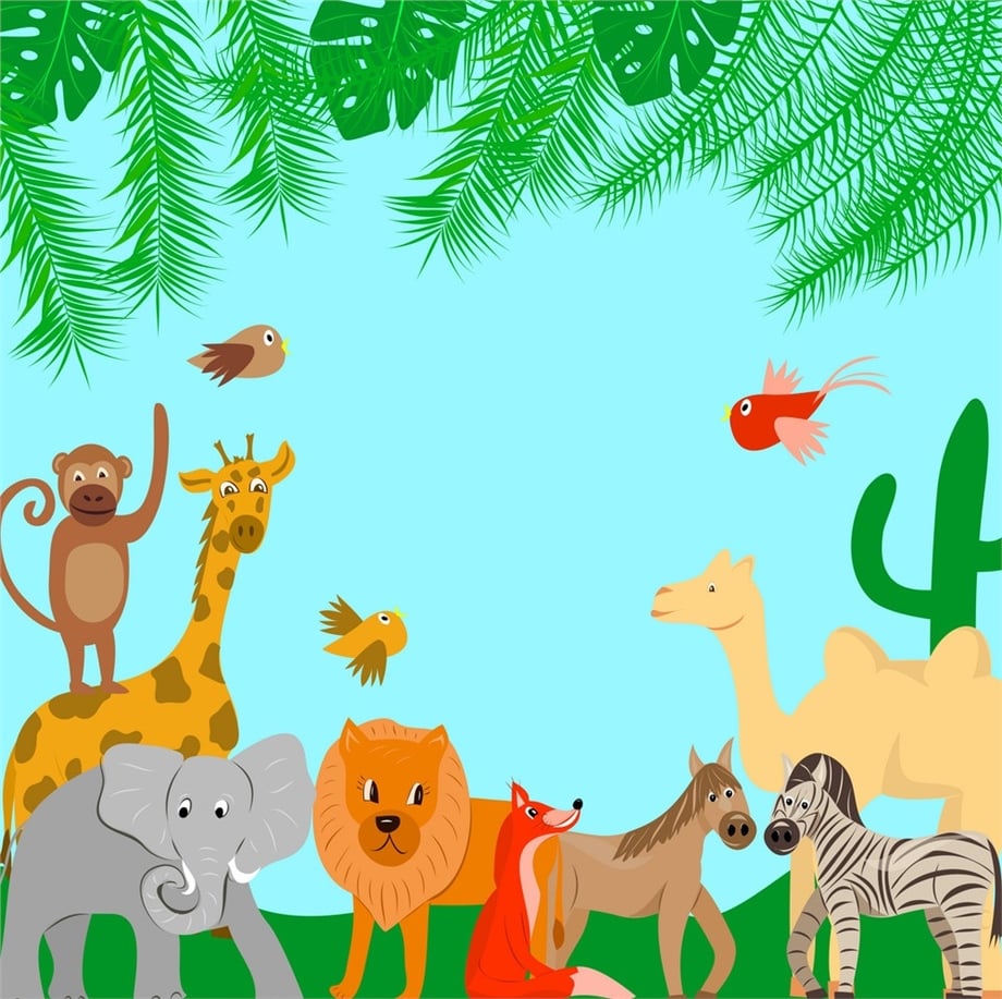  YENİLEBİLİR ŞEKER HAMURU BASKI SAFARİ 5