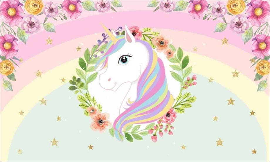  YENİLEBİLİR ŞEKER HAMURU BASKI UNICORN 18