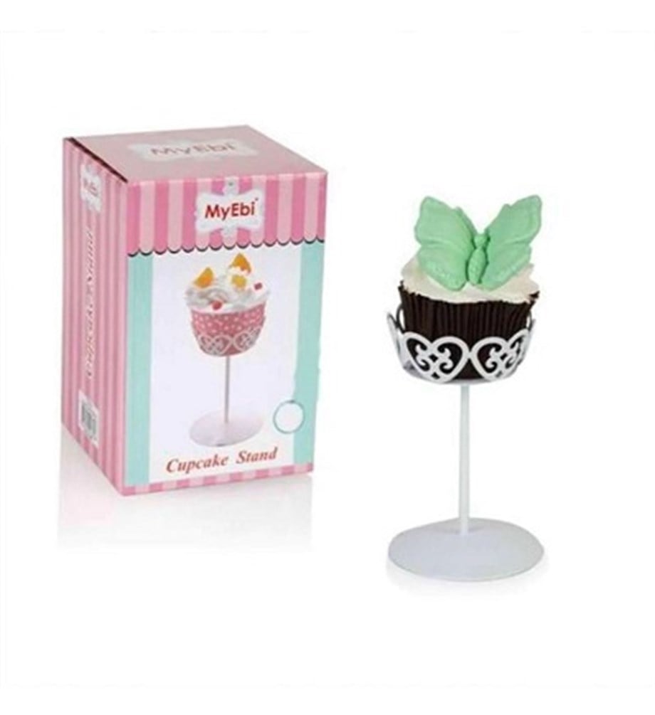  YZ1812 TEKLİ METAL CUPCAKE STAND BEYAZ