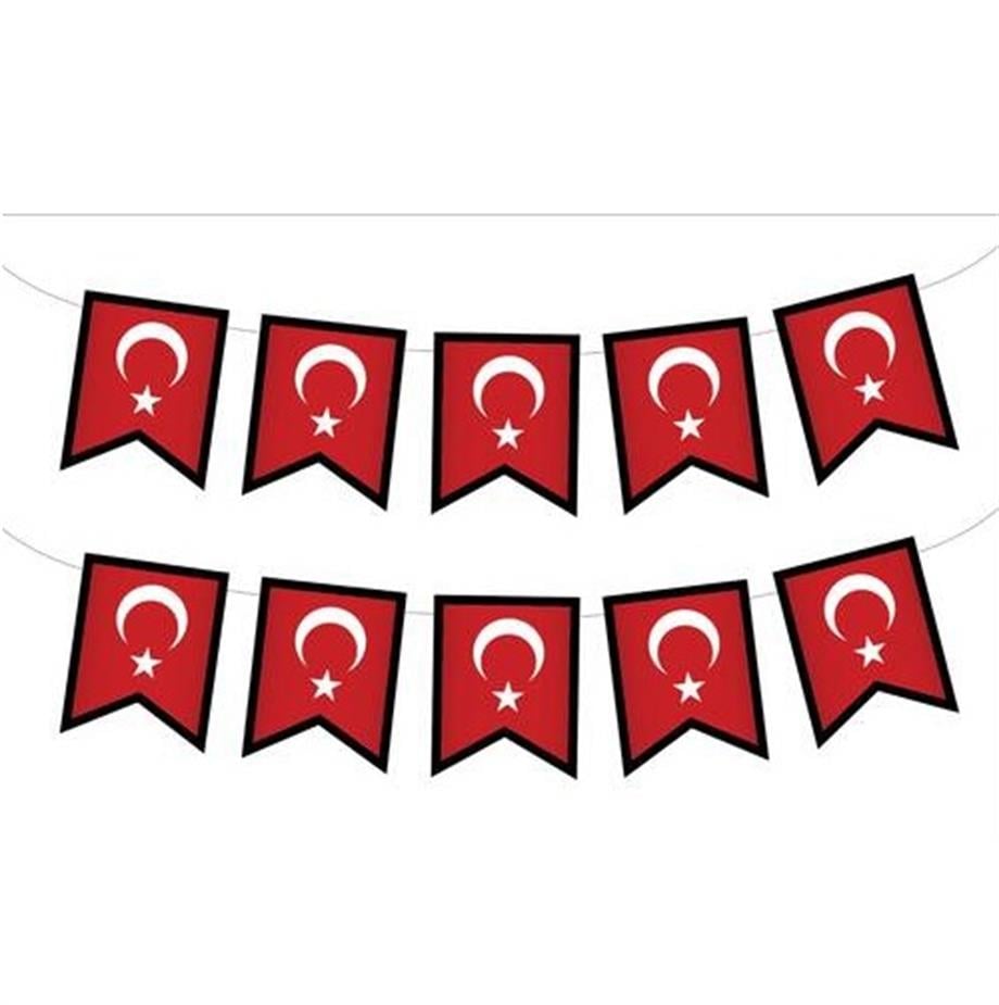  ZİKZAK BANNER TÜRK BAYRAK