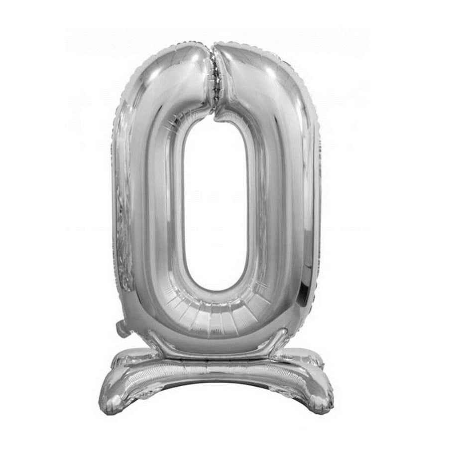 0 AYAKLI RAKAM FOLYO BALON GÜMÜŞ 32 INCH | AdanaPastaMalzemeleri.com 0 AYAKLI RAKAM FOLYO BALON GÜMÜŞ 32 INCH