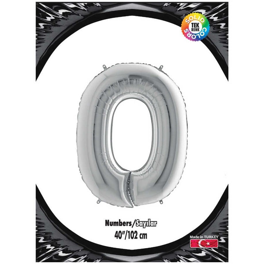 0 GÜMÜŞ 40 INCH FOLYO BALON  KİKA 0903 | AdanaPastaMalzemeleri.com 0 GÜMÜŞ 40 INCH FOLYO BALON  KİKA 0903