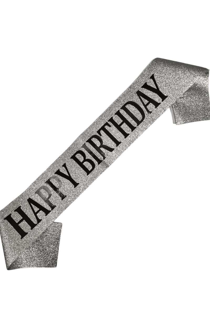 KUŞAK SİMLİ HAPPY BIRTHDAY BRS-4145 GÜMÜŞ