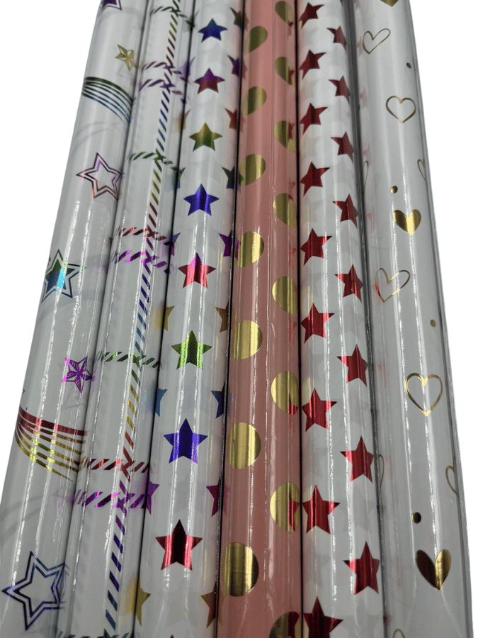 70X100 VARAKLI RENKLİ DESENLİ HEDİYE RULO PAKETİ TEKLİ BRS-4612
