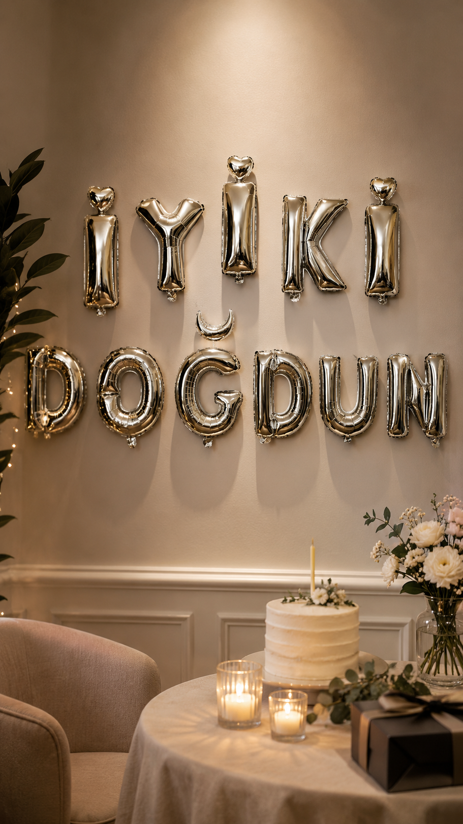 İYİ Kİ DOĞDUN GÜMÜŞ FOLYO BALON 16 INCH