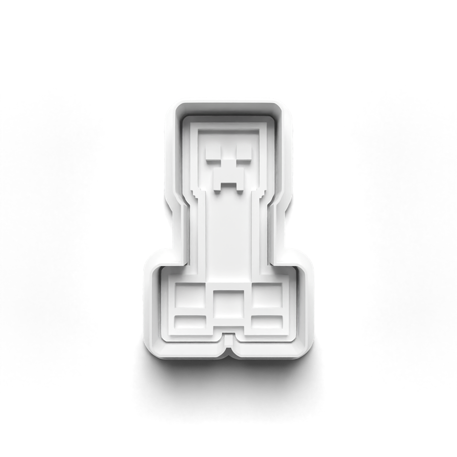 MINECRAFT KURABİYE KALIBI KESİCİ VE DAMGASI 3D-0301_1