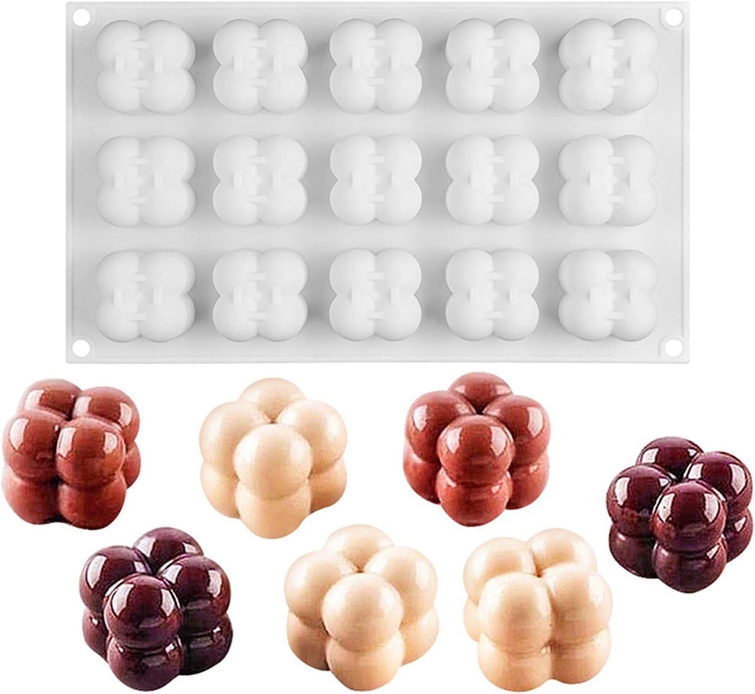 SF-002 15 Lİ 4 CM H:3.5 CM BUBBLE SİLİKON KALIP