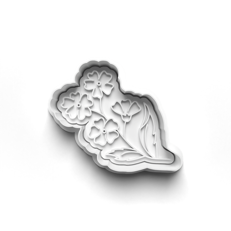 ÇİÇEK KURABİYE KALIBI KESİCİ VE DAMGASI 3D-0338_3