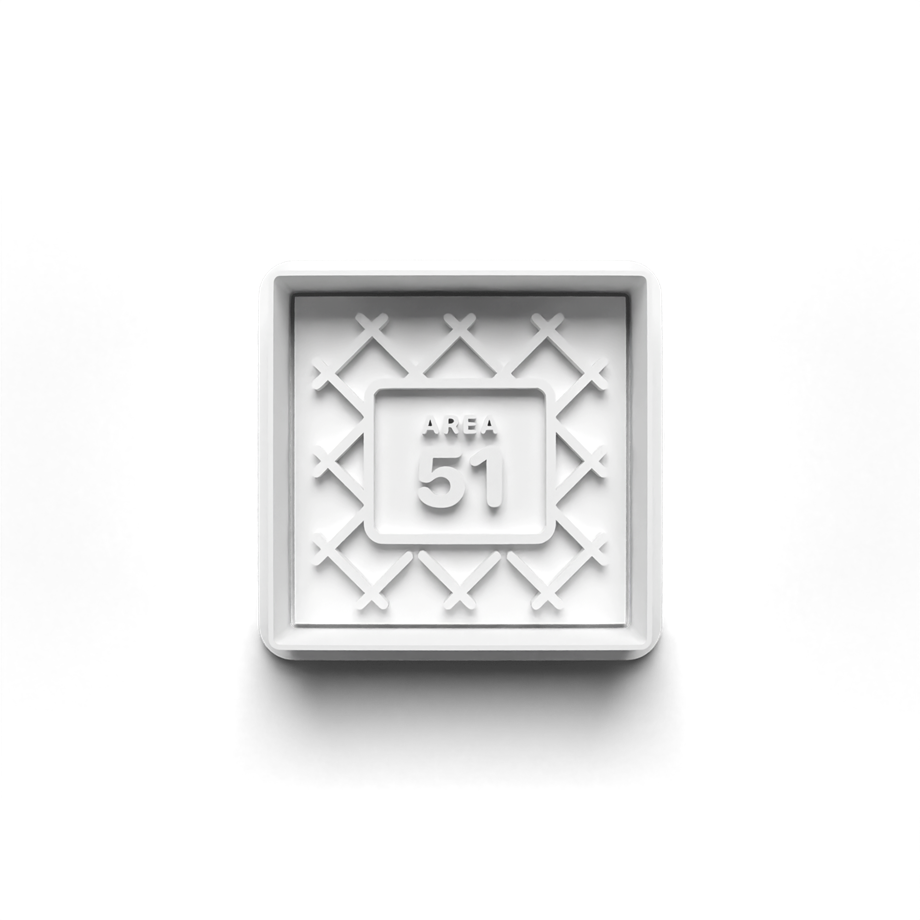 UZAYLI UFO KURABİYE KALIBI KESİCİ VE DAMGASI 3D-0435_3