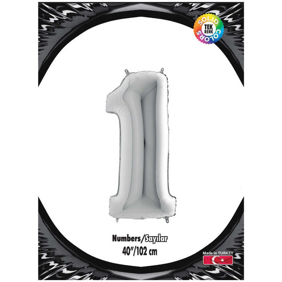 1 GÜMÜŞ 40 INCH FOLYO BALON  KİKA 0894 | AdanaPastaMalzemeleri.com 1 GÜMÜŞ 40 INCH FOLYO BALON  KİKA 0894