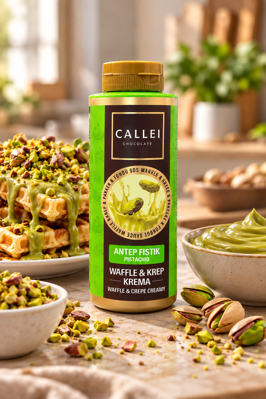 CALLEI WAFFLE SOS ANTEP FISTIKLI 300 GR