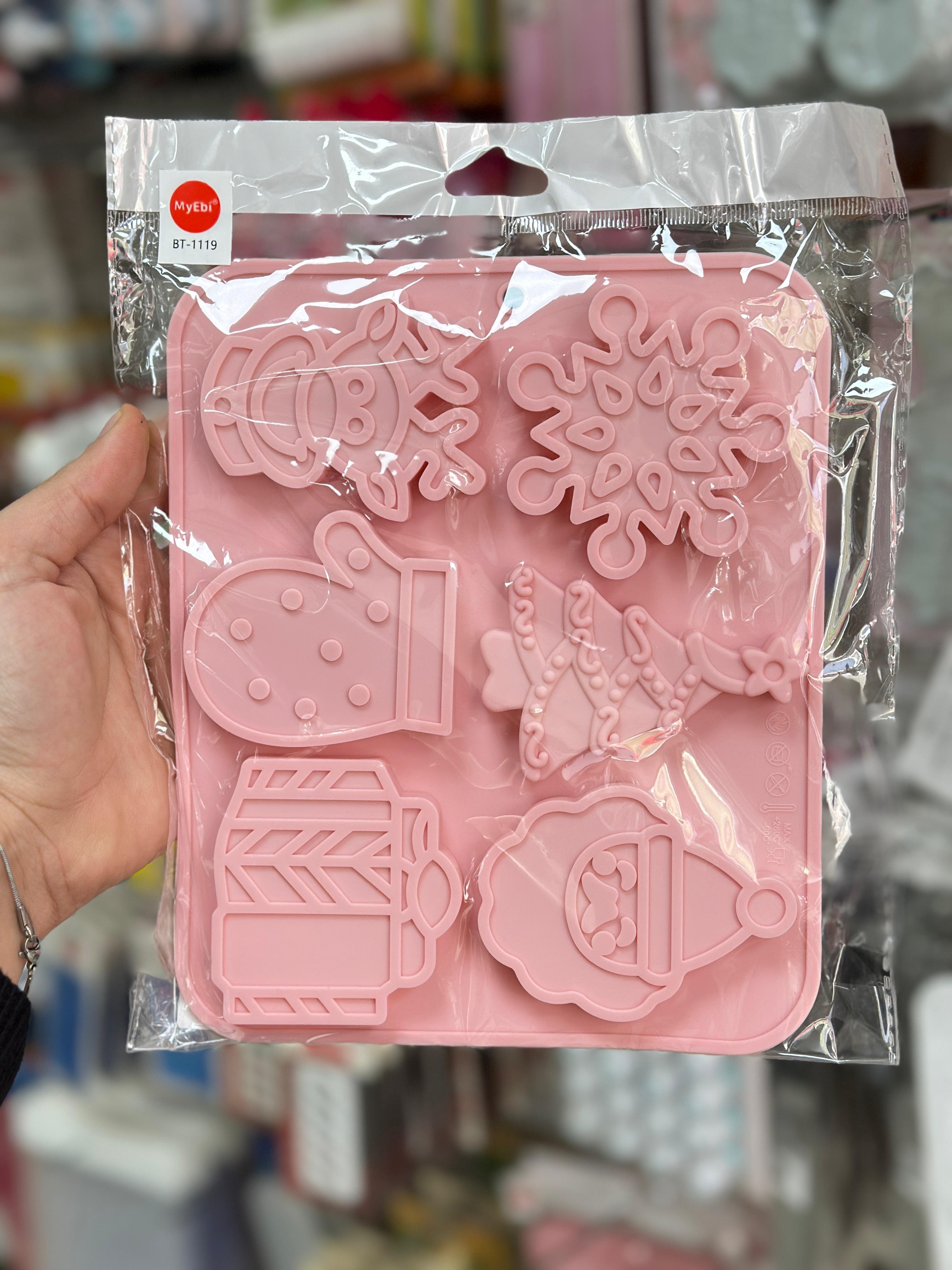 BT-1119 YILBAŞI TEMALI SİLİKON KALIP 22X18 CM