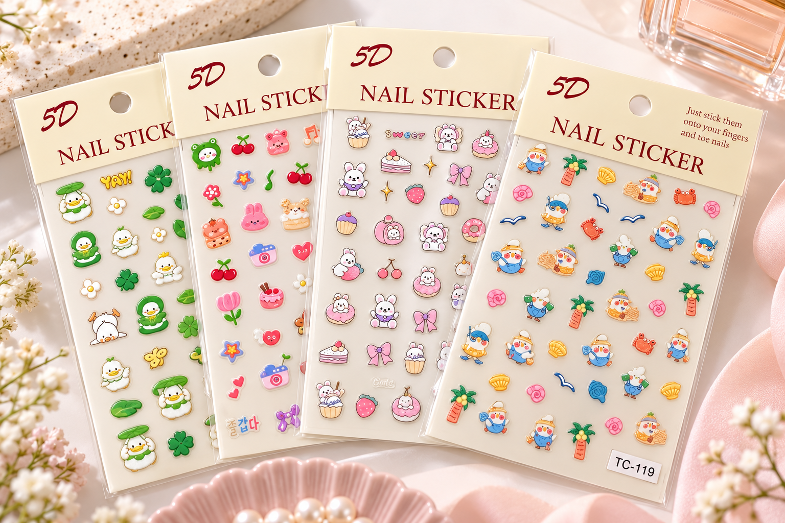 ERT-STCKR-105 TIRNAK NAIL MİNİ STICKER MODEL