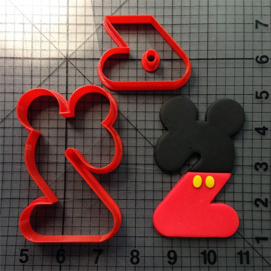 2 YAŞ RAKAM MİCKEY KALIP 8 CM