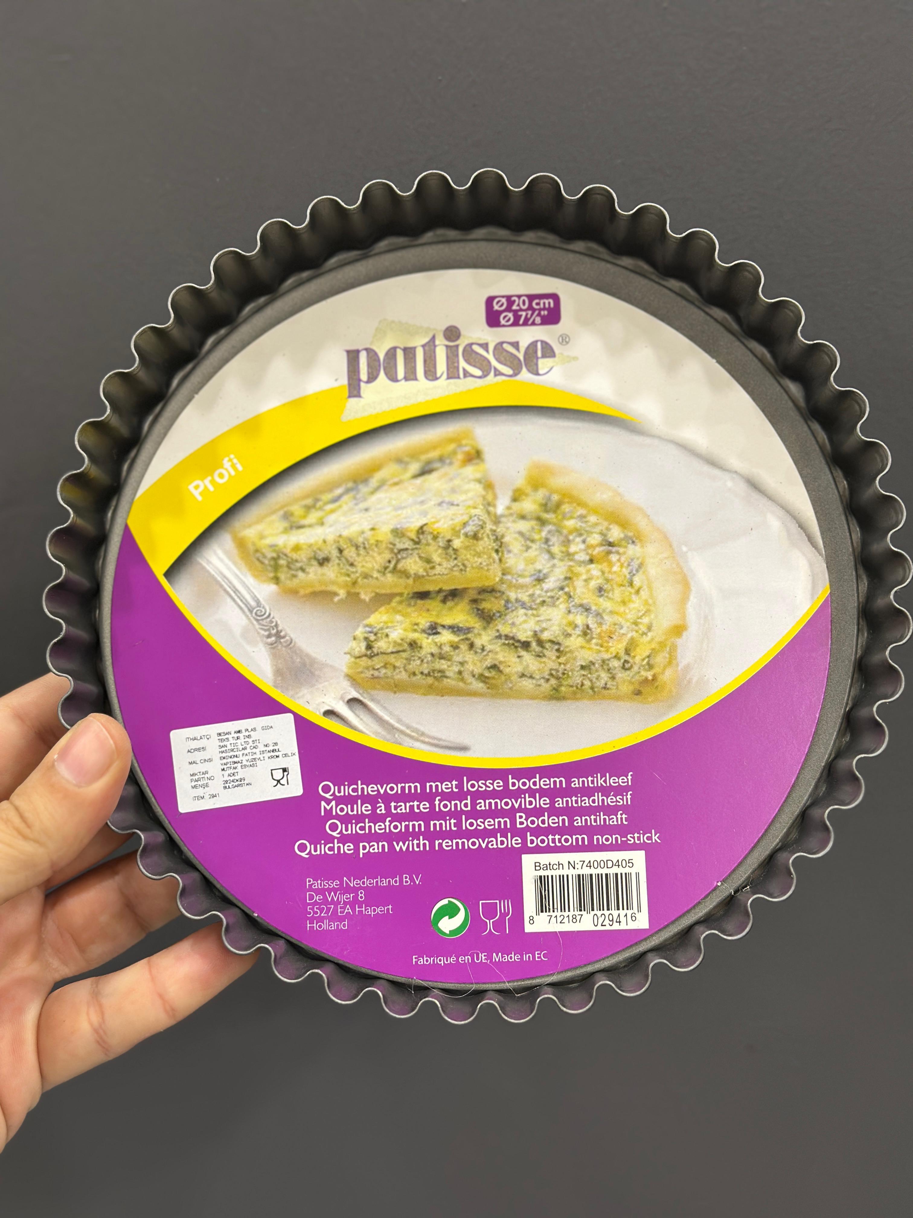 2941 PATİSSE ÇIKABİLİR TABAN TART KALIBI 20 CM