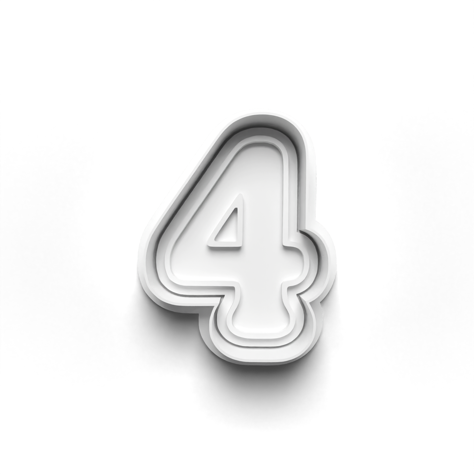 4 RAKAM KURABİYE KALIBI KESİCİ VE DAMGASI 3D-0859_4